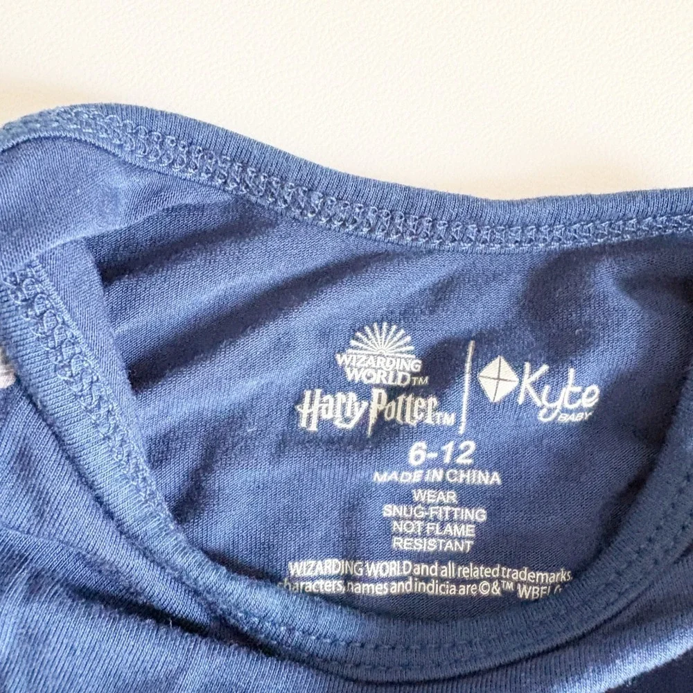 Kyte Baby x Harry Potter Bamboo Hedwig Fawkes Magical Bodysuit Size 6-12M